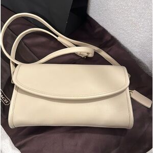 Coach white crossbody bag (New but Vintage)